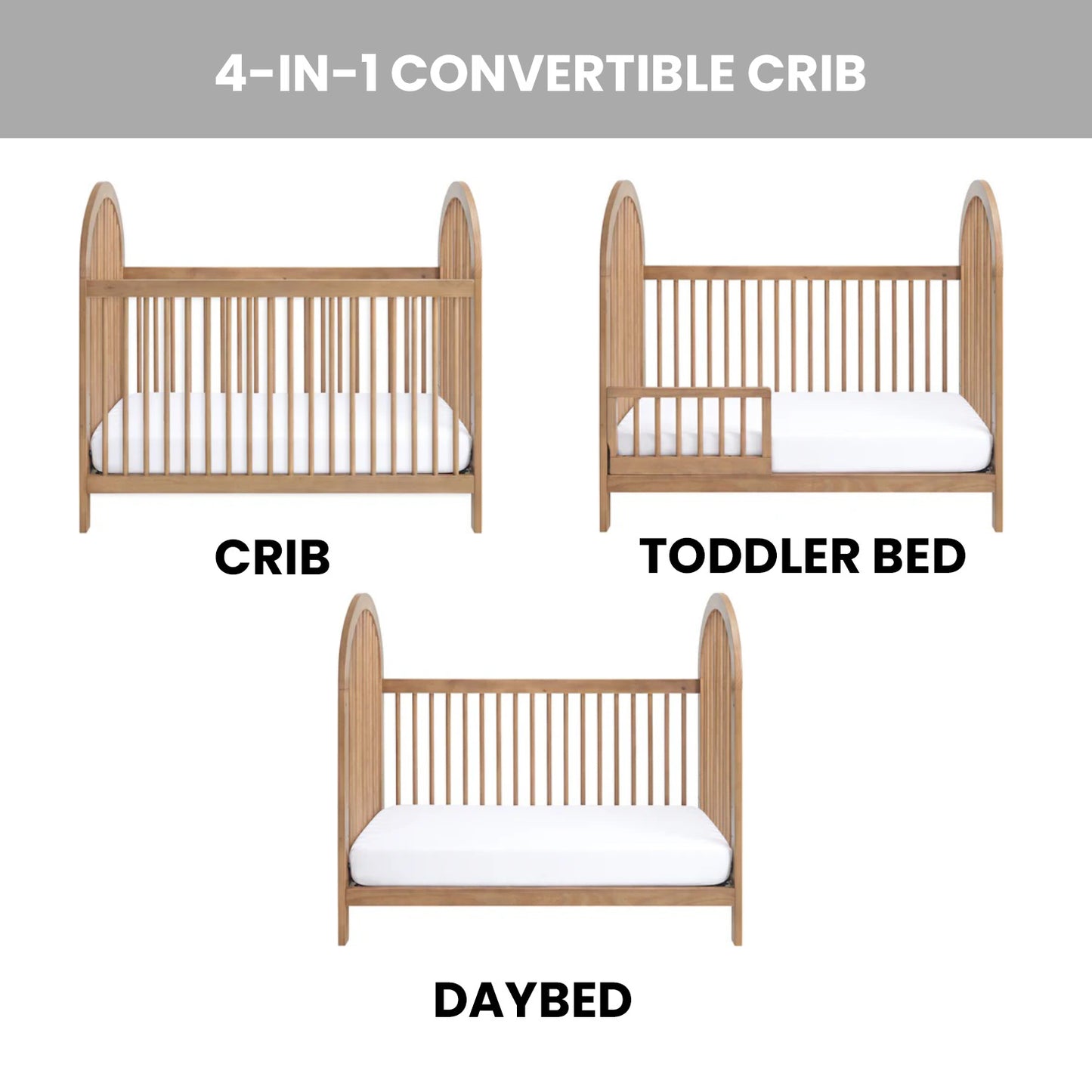 Everlee Island Convertible Crib