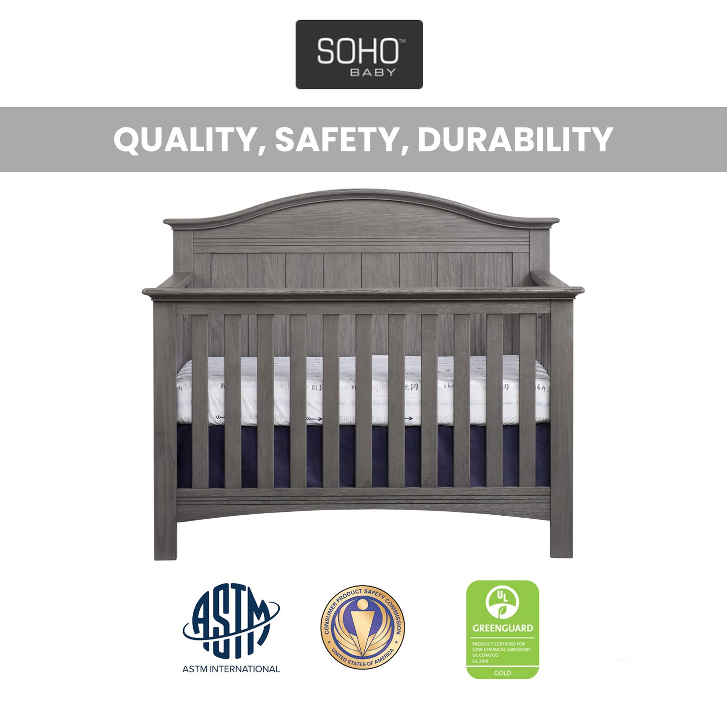 Chandler 4 In 1 Convertible Crib